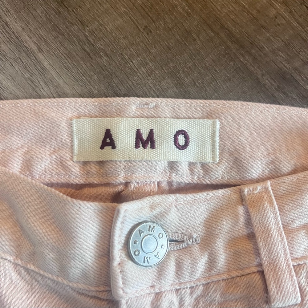 AMO Slouchβ Trouser Pale Pink Size 25 - Picture 6 of 12
